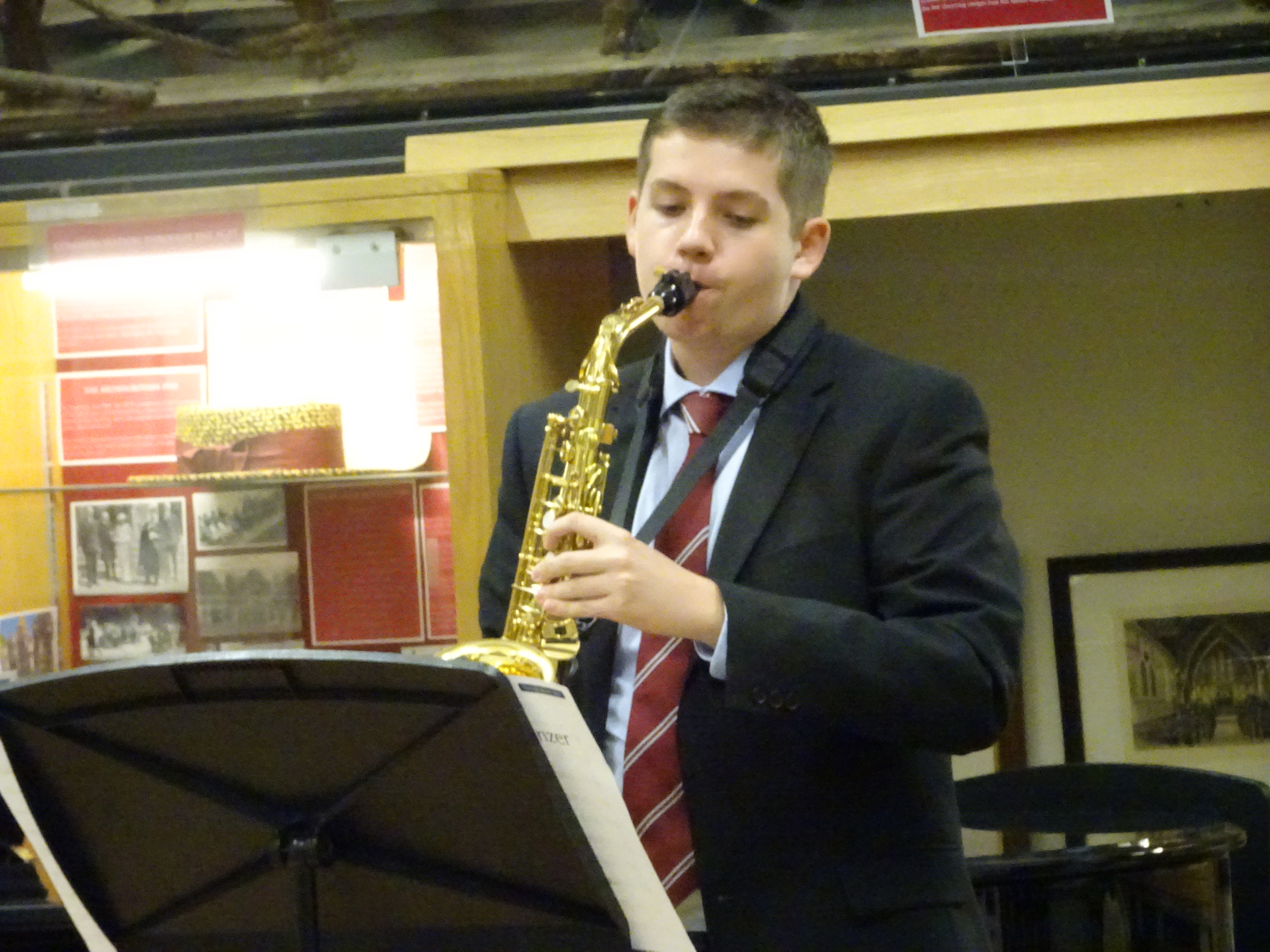 Early Evening Concert, 8th October 2015 - Tom M on Alto Sax