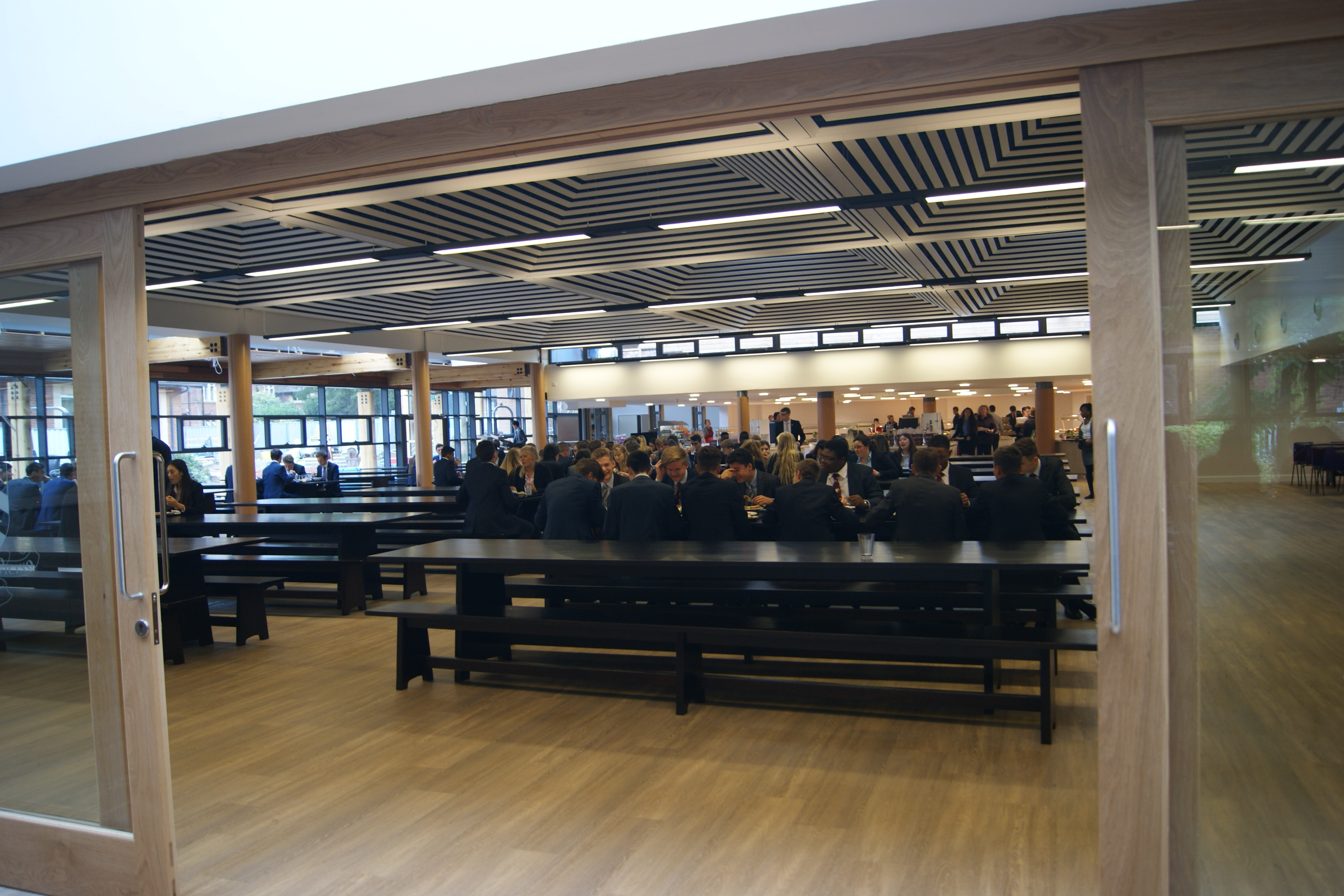 The Senior School Dining Hall which opened after refurbishment in September 2015