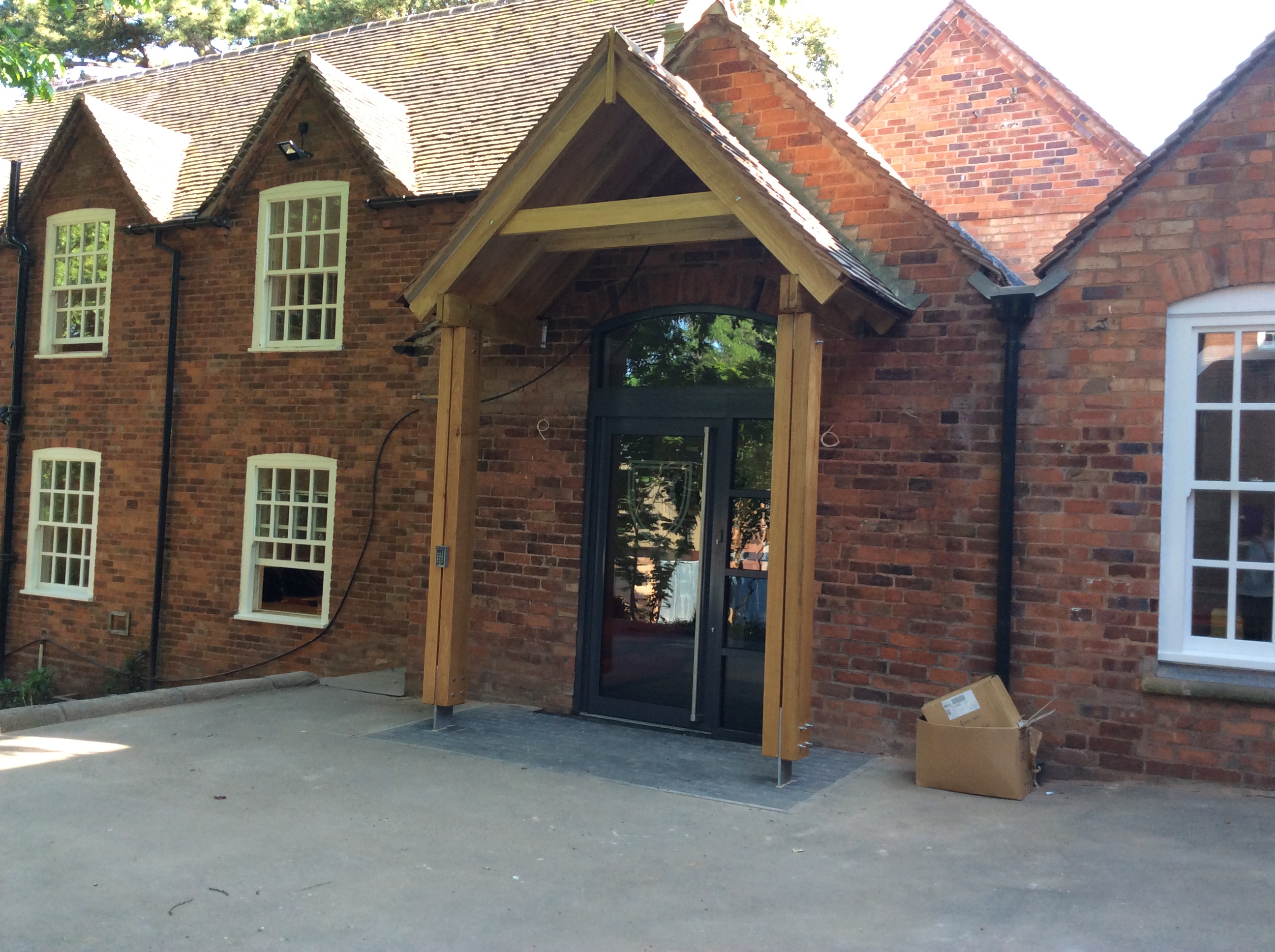 Lupton House Refurbishment: New Porch