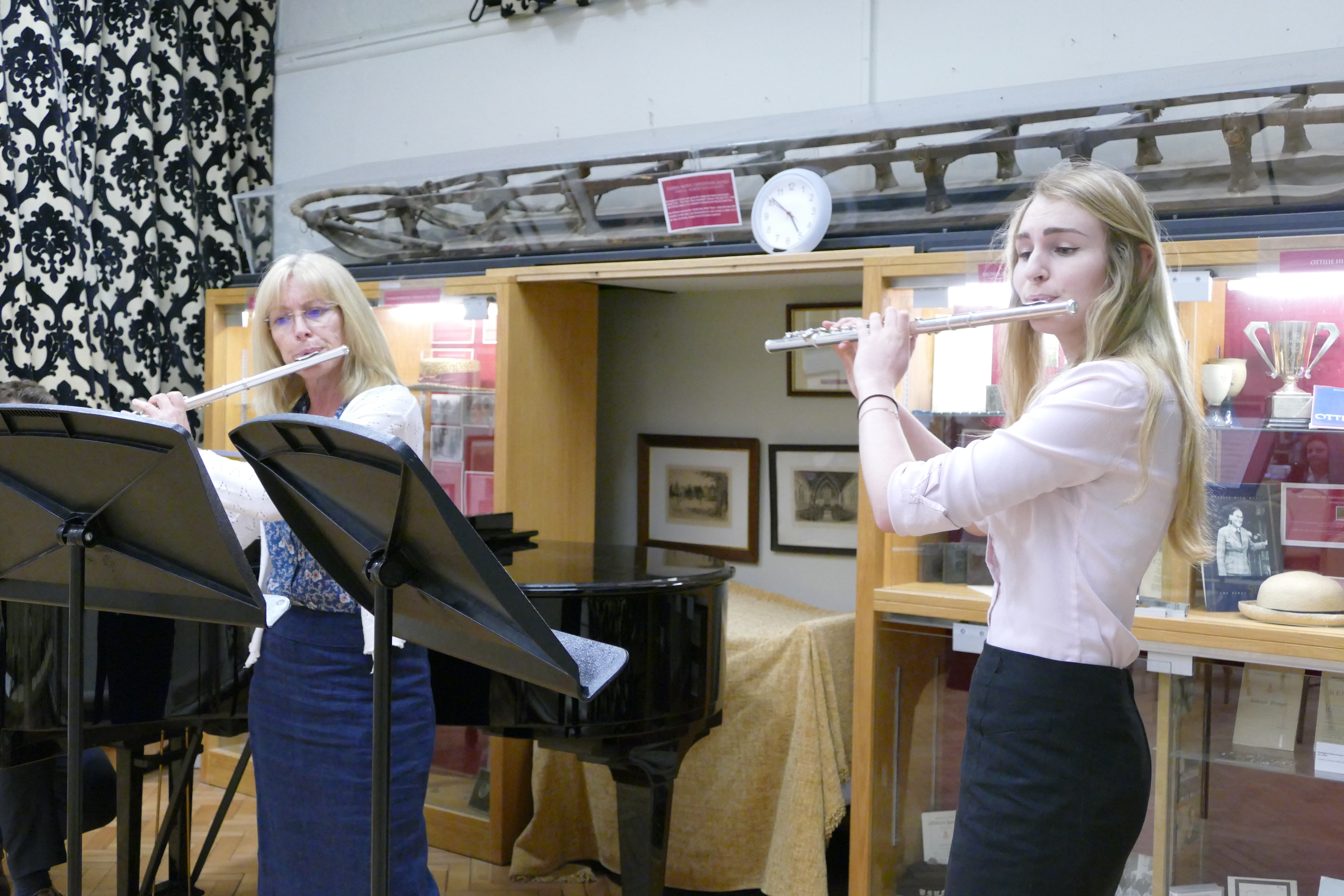 24th May 2016, Informal Concert in the Old Chapel: Anna and Jane R on Flute