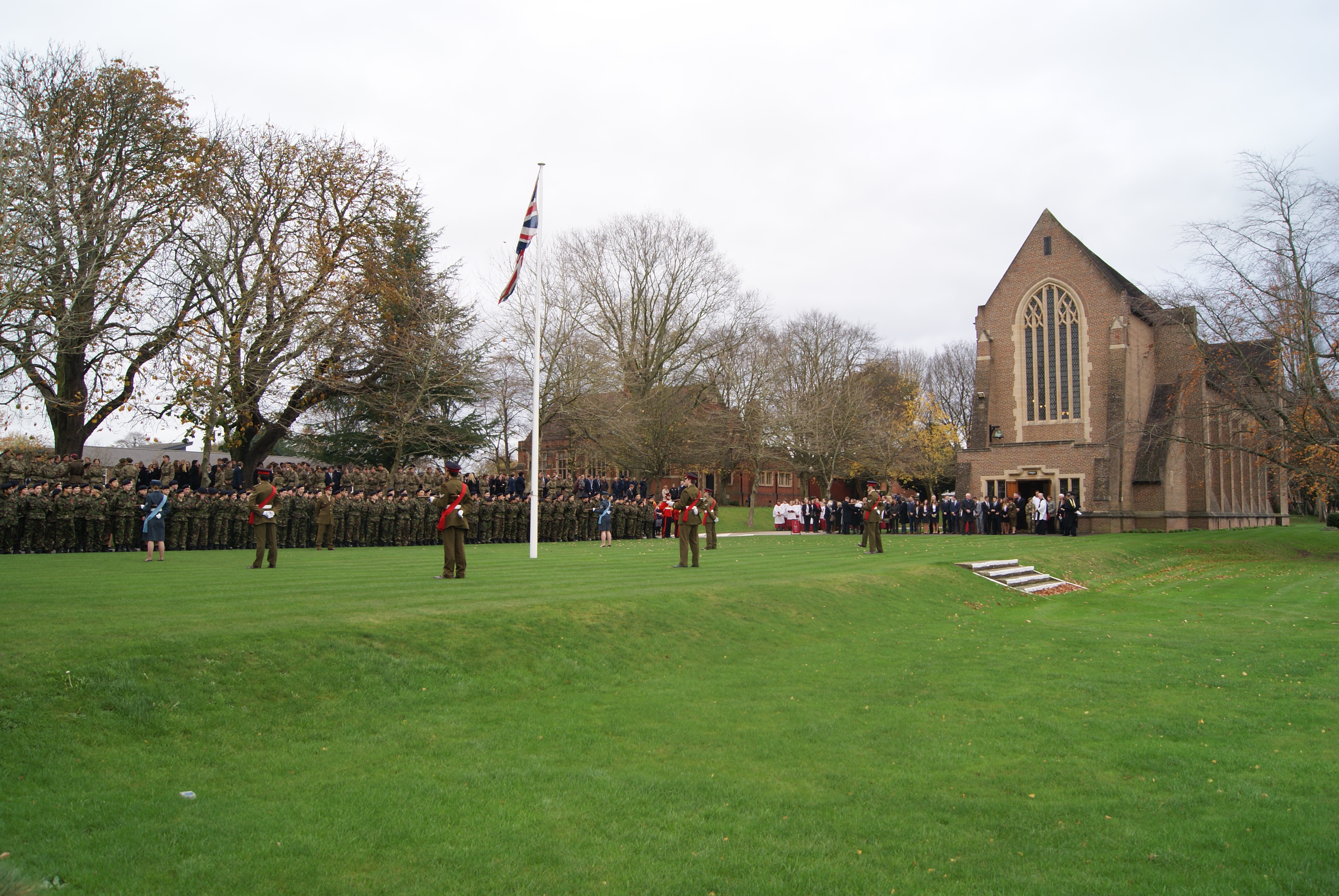 Remembrance at Bromsgrove School, 11th November 2015