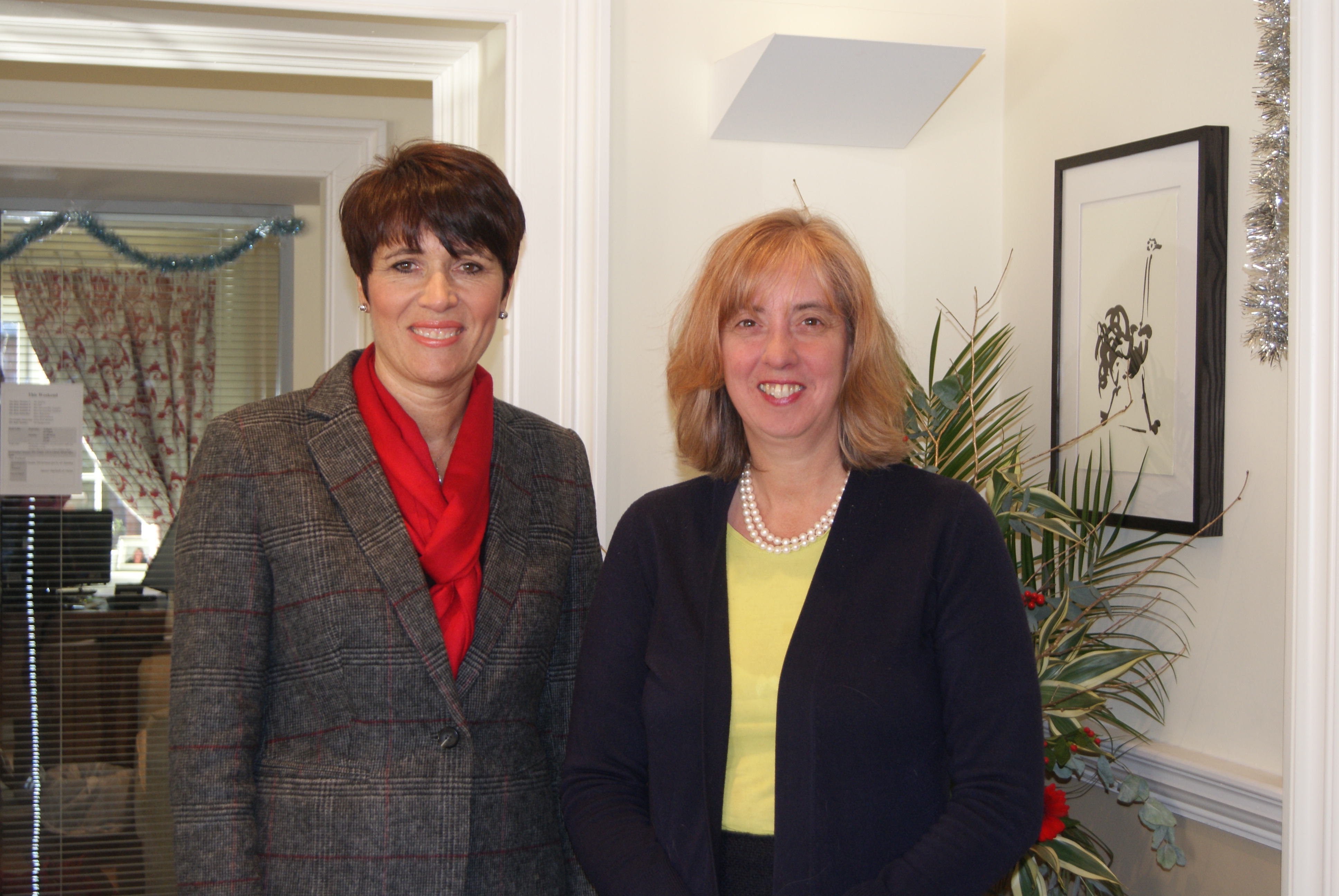 Lesley Brookes and Dr Homden: Festive Ladies' Lunch, 6th December 2014