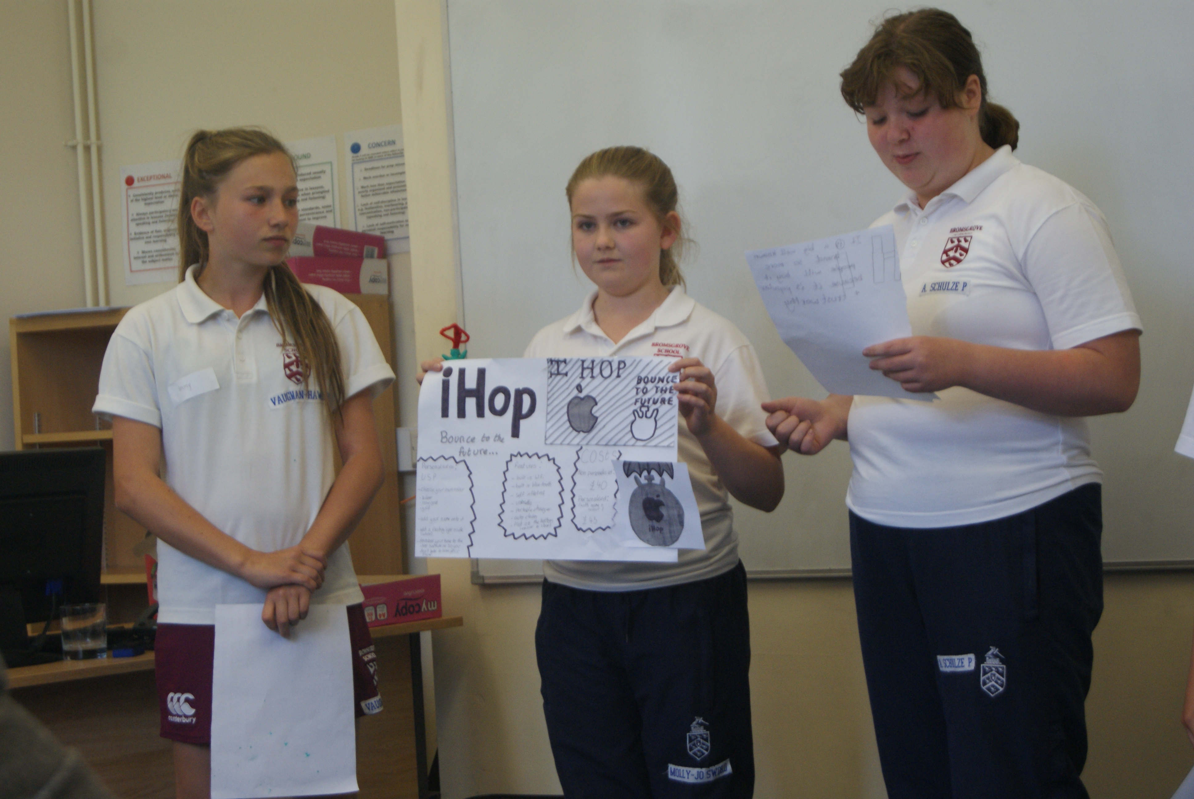 Year 8 Enterprise Day 2016: Dragon's Den Competition - Design your own Space Hopper
