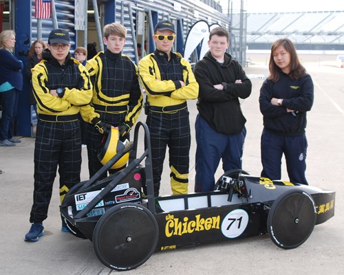 Rockingham Finals 2015 - The Chicken Electric Car