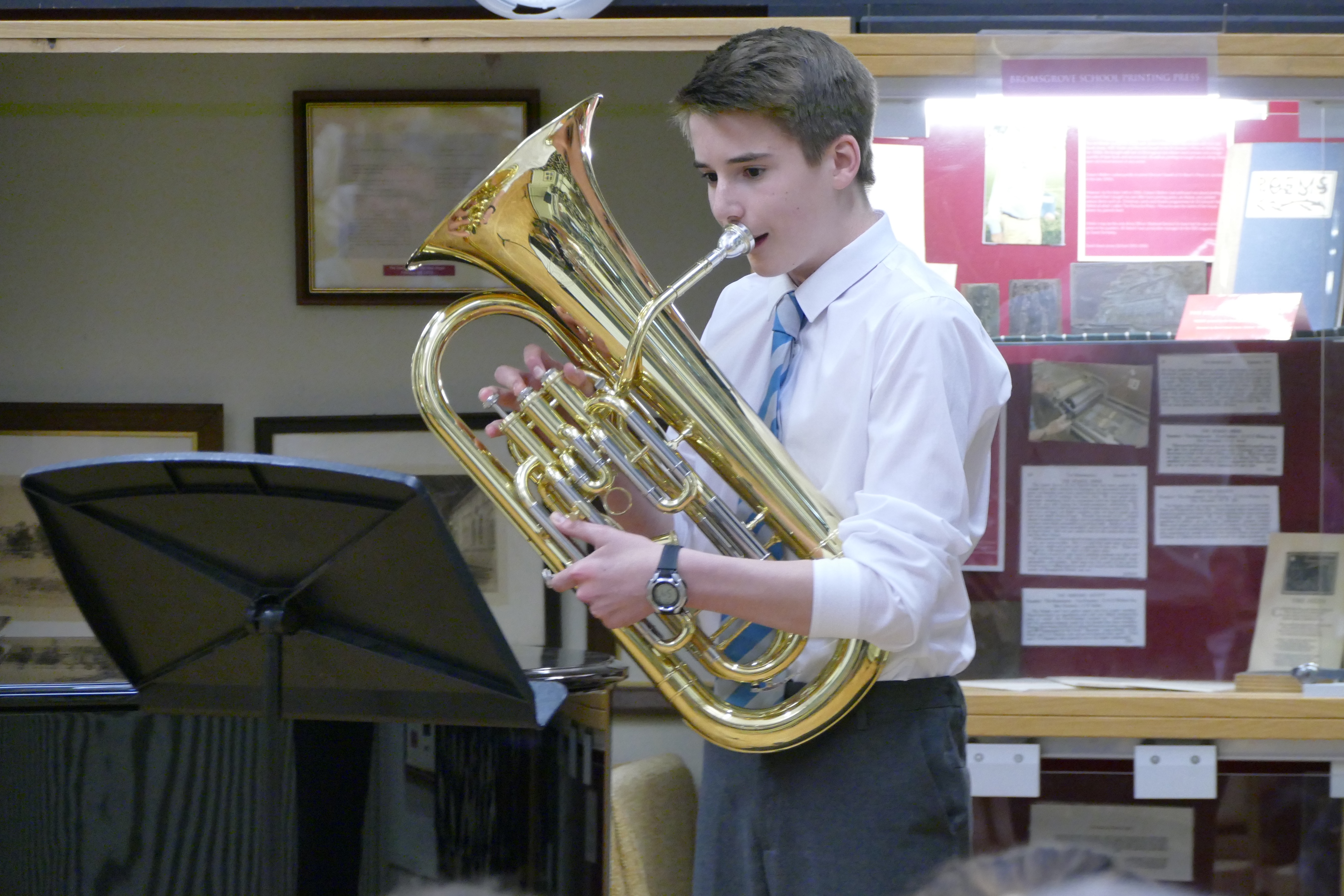 24th May 2016, Informal Concert in the Old Chapel: Tristan H on Euphonium