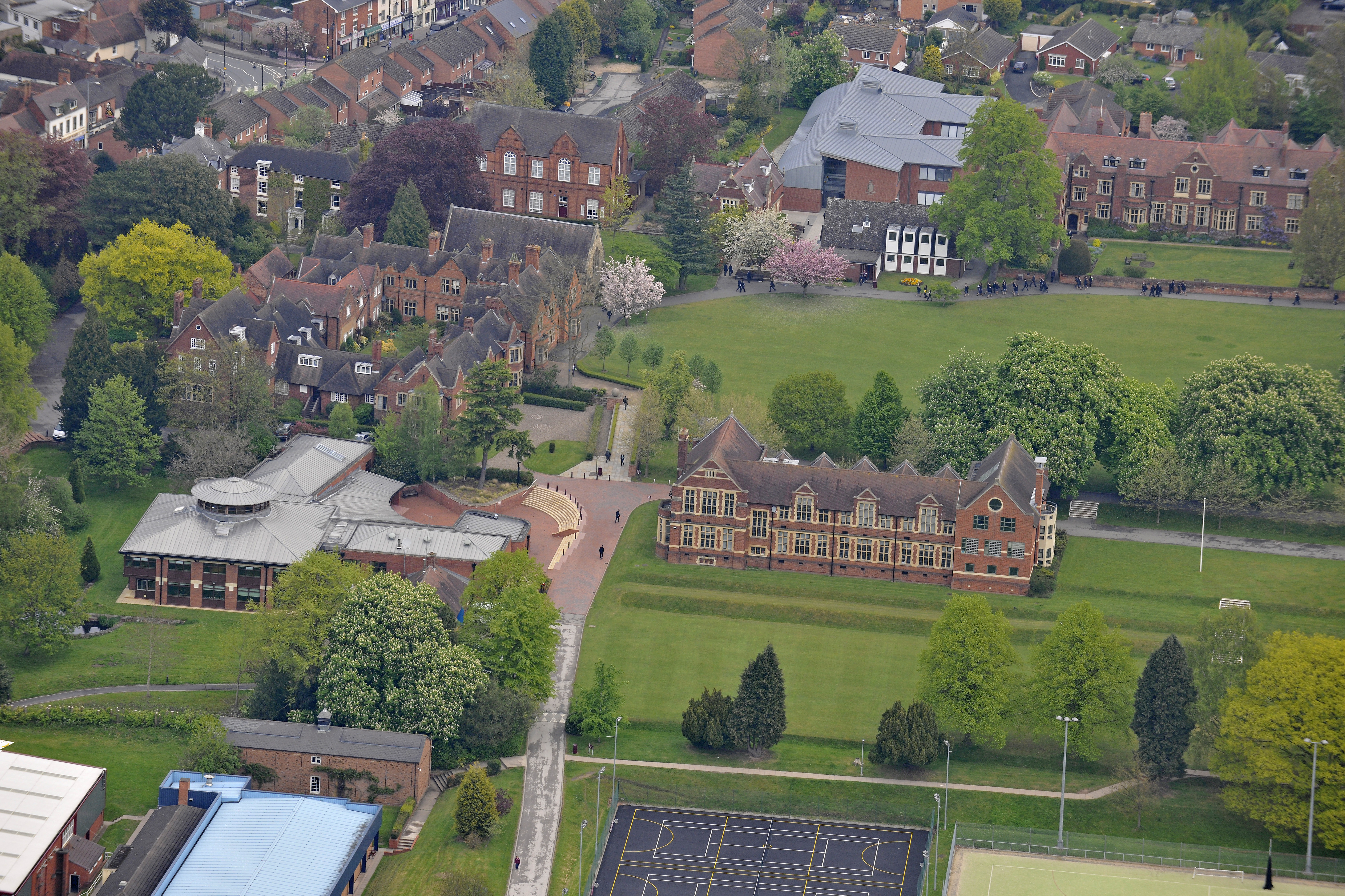 Bromsgrove School from the air